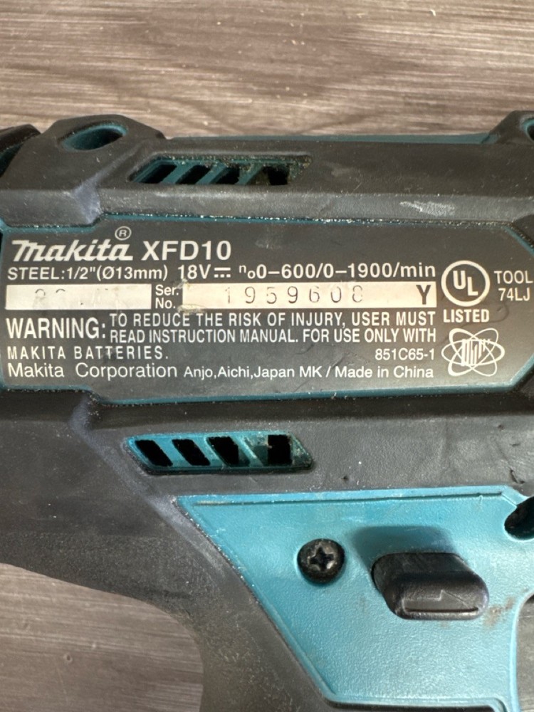 MAKITA DRILL XFD10 (PSO037966)