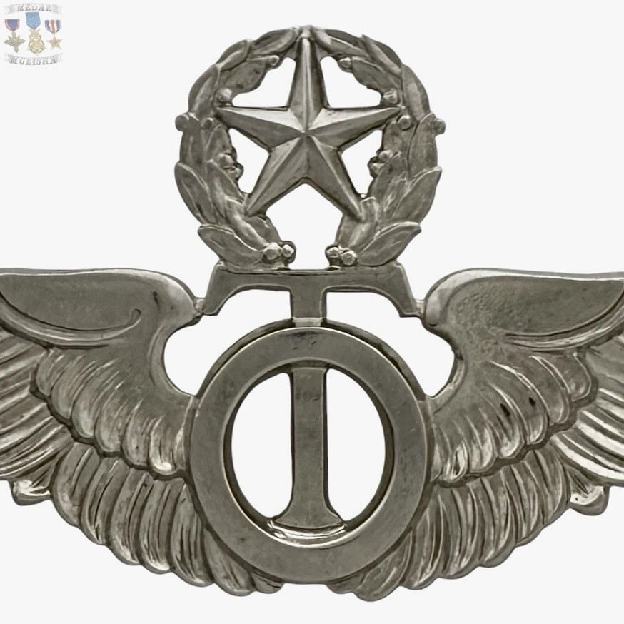 KOREAN WAR COMMAND TECHNICAL OBSERVER PILOT WINGS BADGE 3-1/8” USAF GEMSCO N.Y.