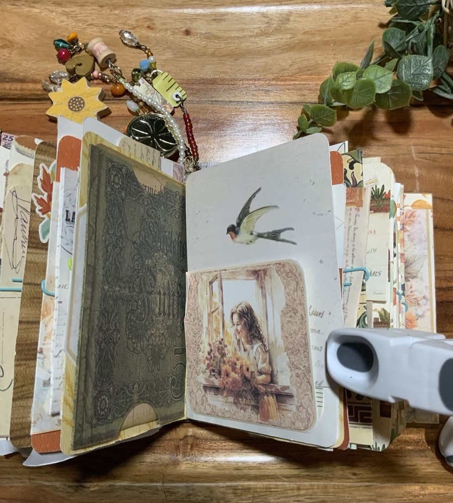 Autumn Fall Handmade Junk Journal