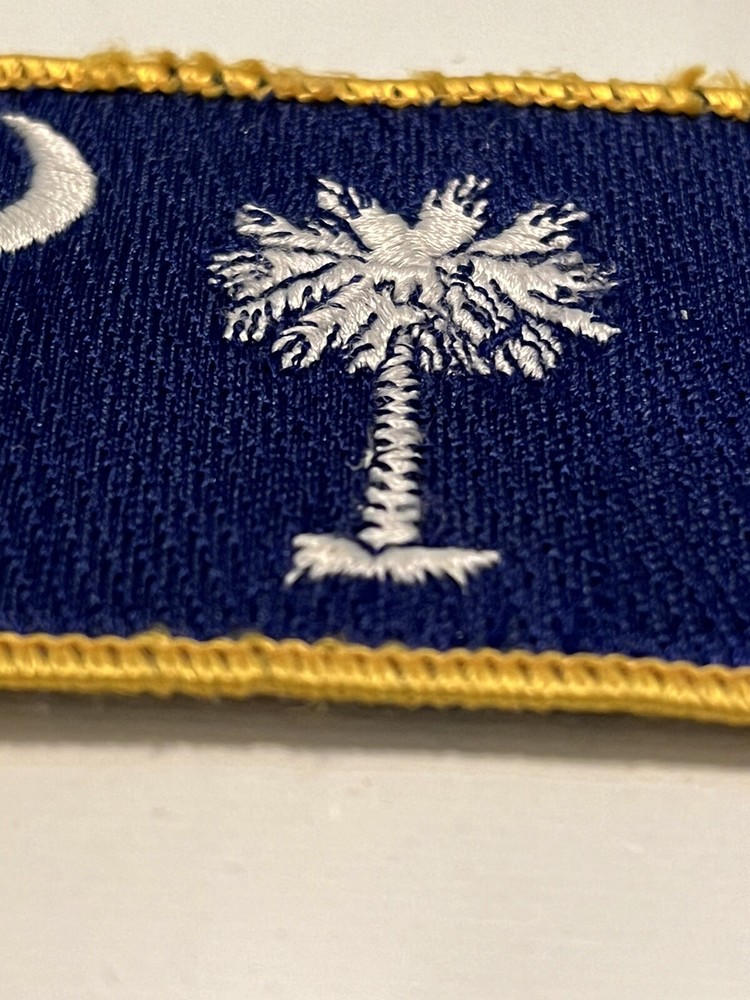 VTG 1950’s Embroidered Patch South Carolina State Flag Patch