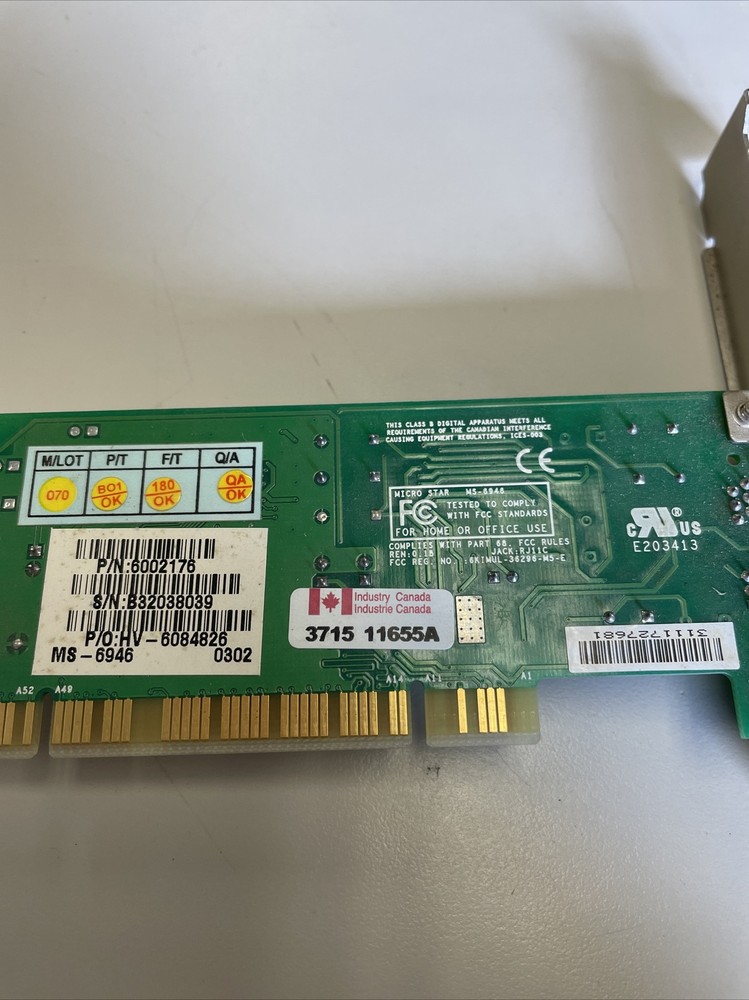 Micro Star MS-6946 Modem Card