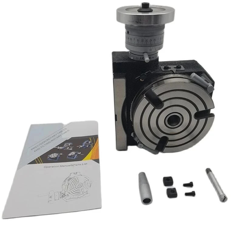 HV5 Diameter 125mm Vertical and Horizontal Milling Machine Rotary Table