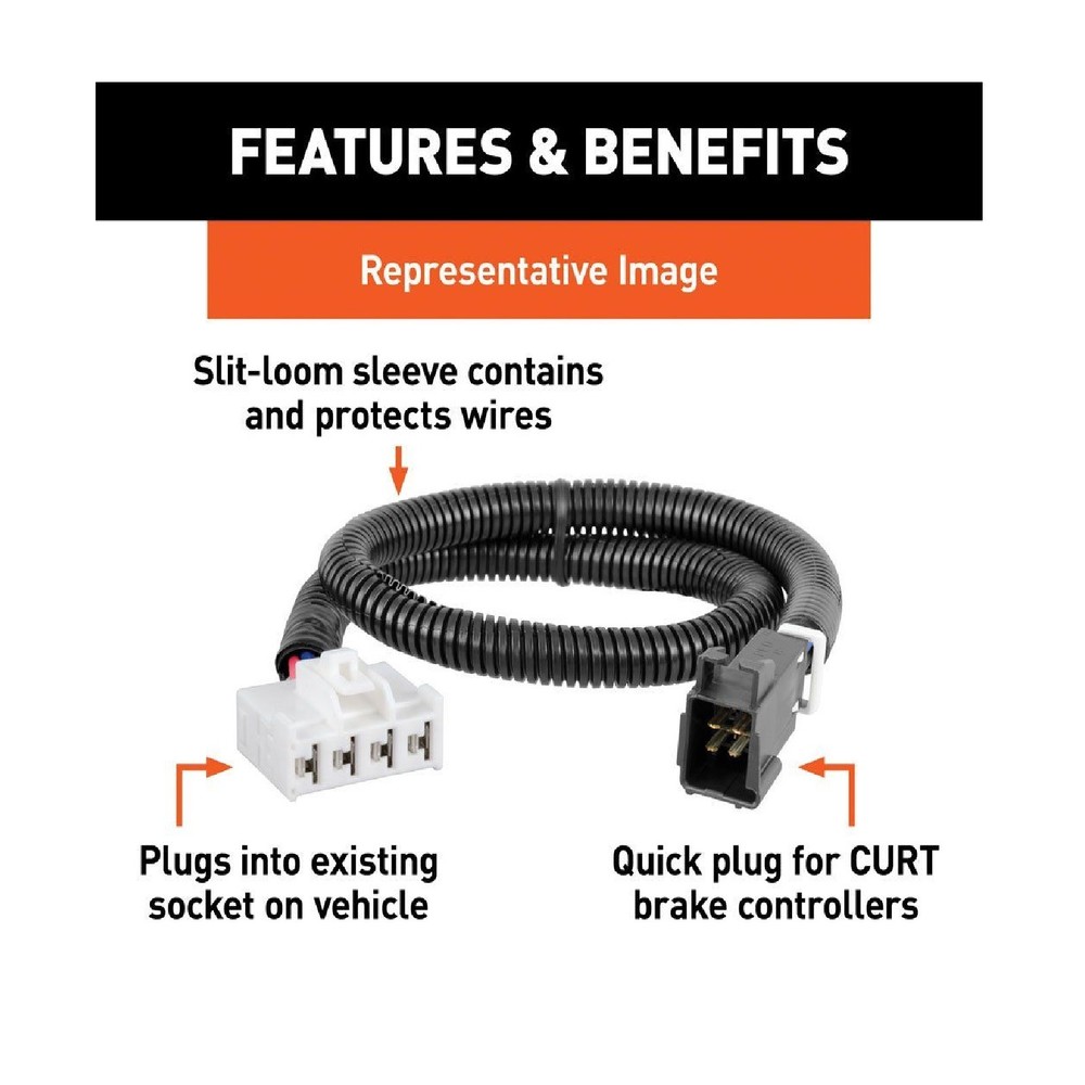 Curt 51382 Brake Control Adapter Harness