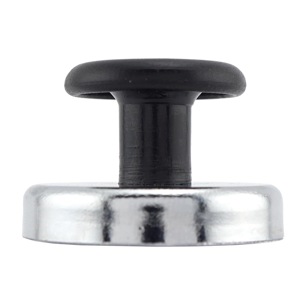 Ceramic Round Base Magnet with Knob Pack - Heavy-Duty Strong Magnets with Knobs