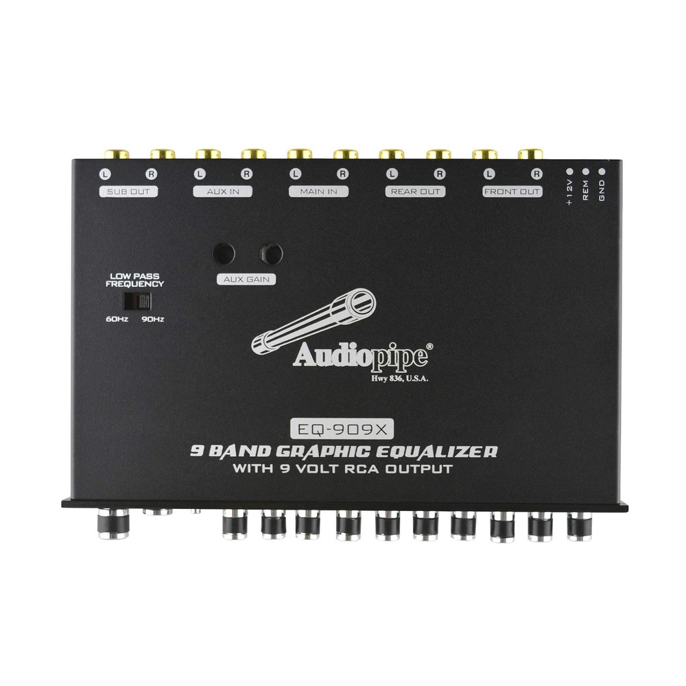 9 Band Graphic Equalizer with 9 V LINE Driver (EQ-909X)