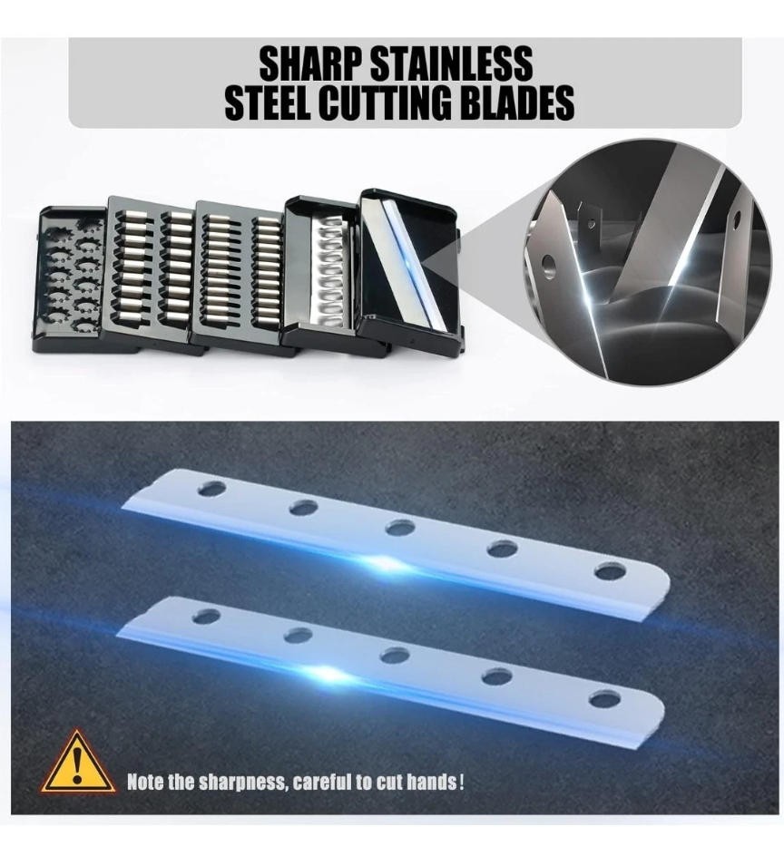 Efficient Multifunctional Kitchen Dicer - Vegetable Fruit Onion Chopper Cutter