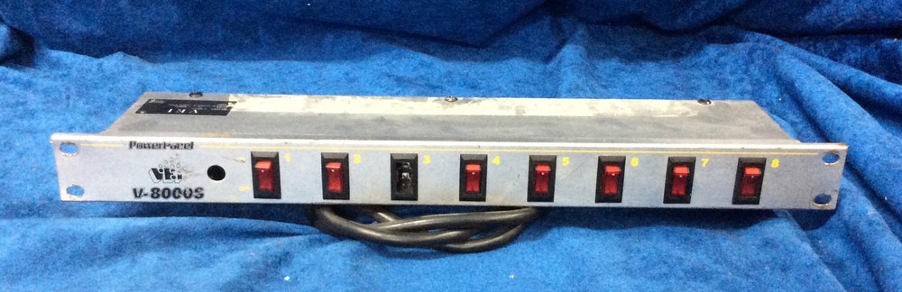 VEI Power Panel V- 8000s 8 switches
