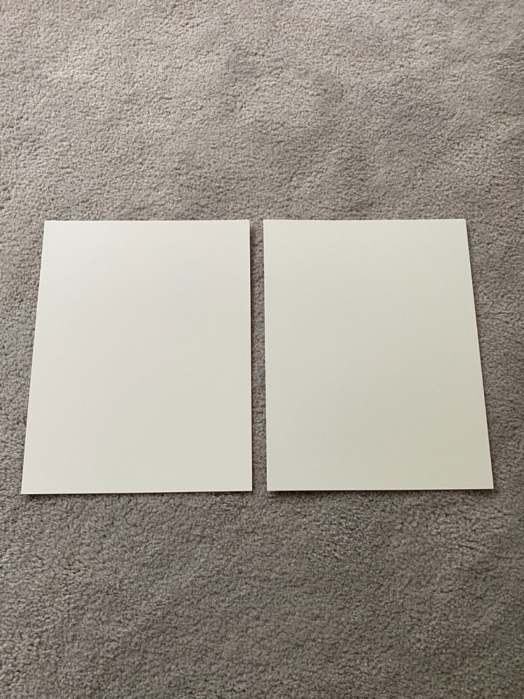 10 SHEETS - 8 3/8" x 10 3/4" SBS Solid White Chipboard (20pt)