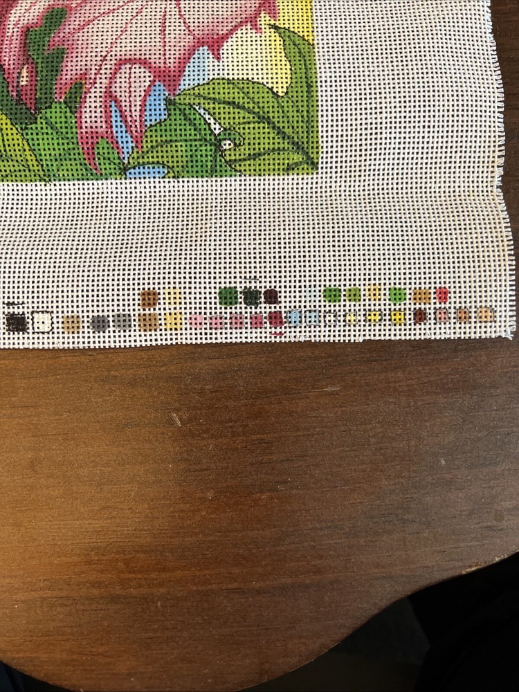 Handpainted Needlepoint Fairy 14Count Canvas