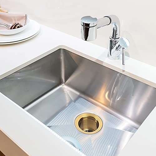 LQS Extended Sink Flange, Deep Garbage Disposal Sink Flange for Kitchen