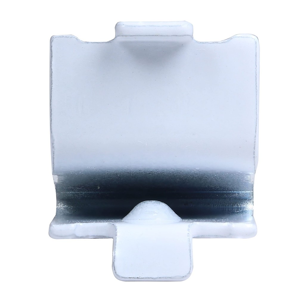 20 Pack Hardware Adjustable Steel White Pilaster Shelf Support Clip