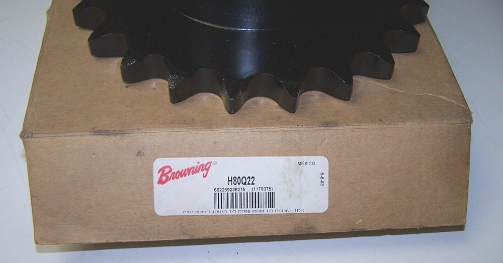 Browning H80Q22 Roller Chain Split Taper Sprocket