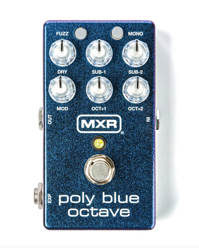 MXR M306 Poly Blue Octave Polyphonic Octave/Fuzz/Modulation Pedal, New!