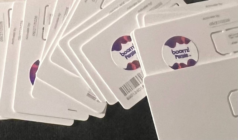 Boom Mobile (Purple) Blank SIM Card