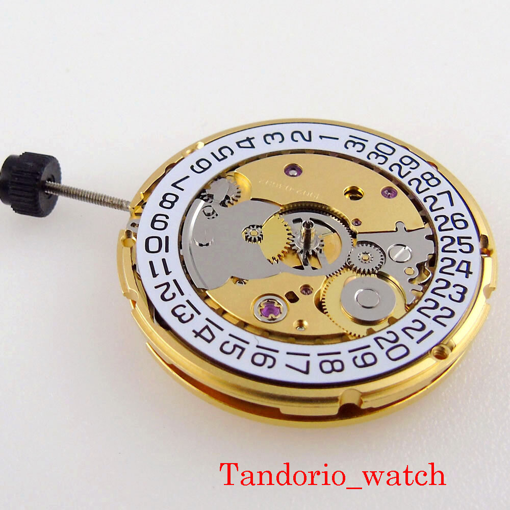 25 Jewels PT5000 Gold Automatic Movement High Precision With Date wheel