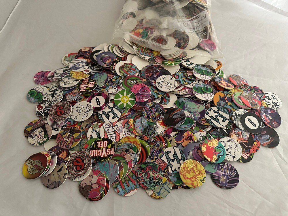 Vintage 1990’s Picasso Pogs 50 Count Random Brand New