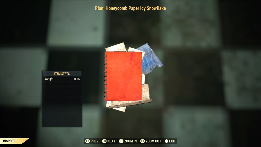 (Xbox) Honeycomb Paper Icy Snowflake Plan