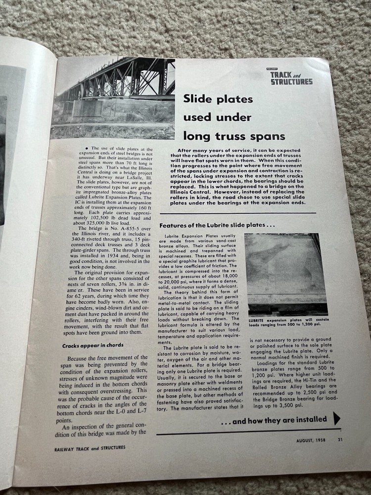 Railway Track and Structures - August 1958