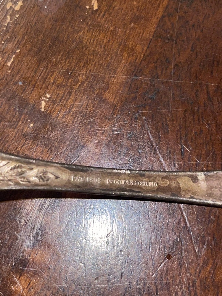 Antique Sterling Silver Serving 1896 Pat.