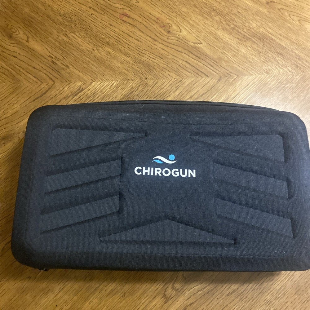 Chirogun Percussion Massage Gun EMPTY CASE BAG WITH DIFFERENT EXTENSIONS TO GUN