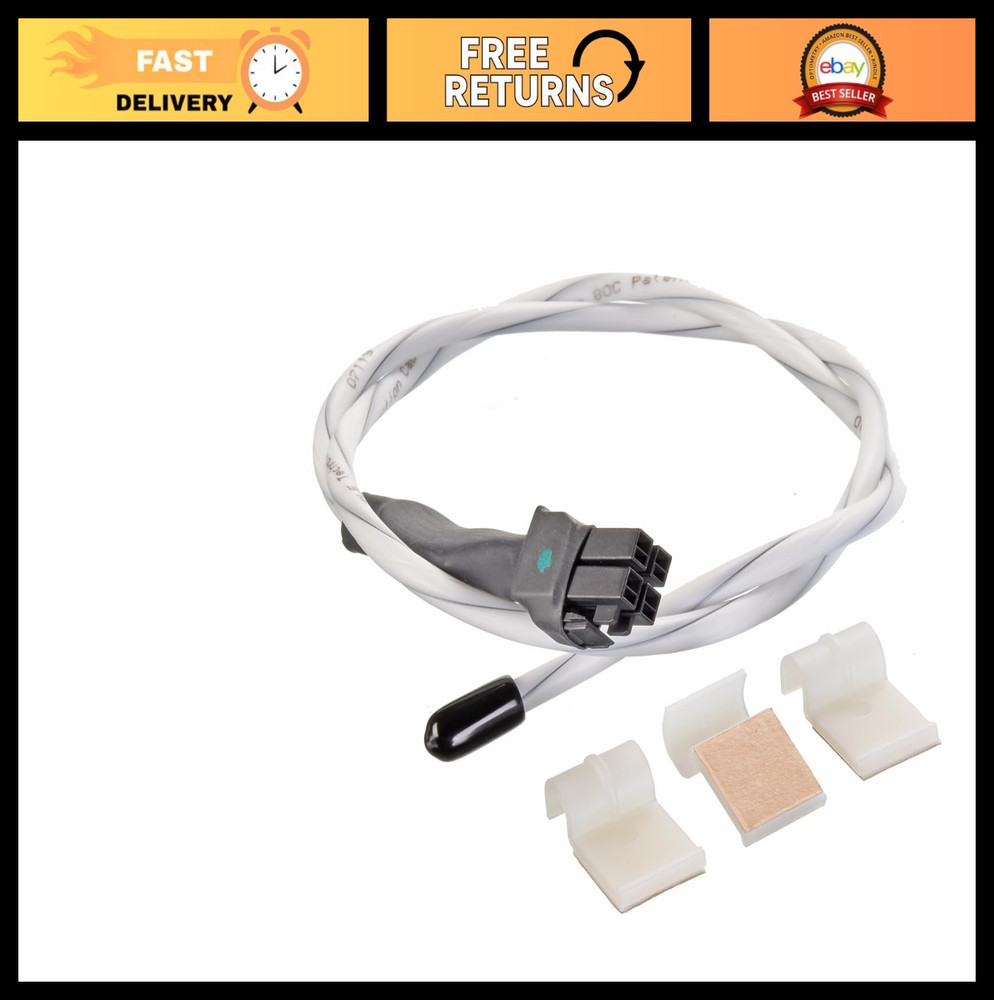 Rope Water Sensor with Clips - Leak Detection Alarm System for Home & Garden