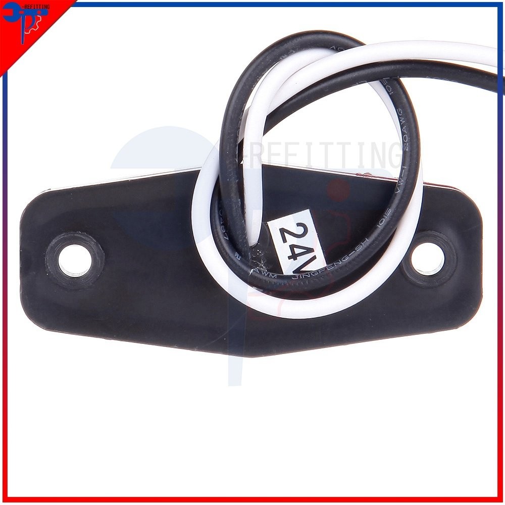 4pcs 2.5" 2Diode LED Red Side Clearance Marker Light For Freightliner Trailer