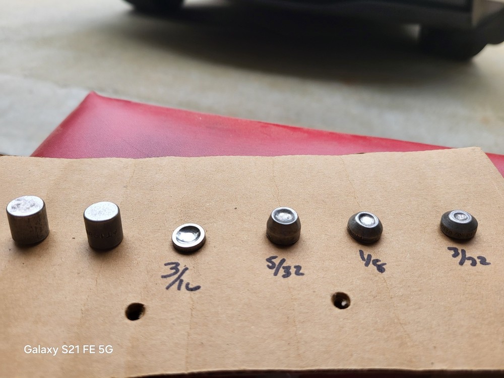 6 PC Rivet squeezer Set Flush