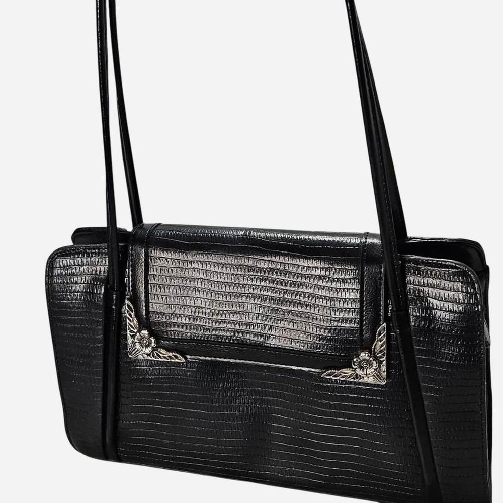 Vintage Black MC Top Handle Bag
