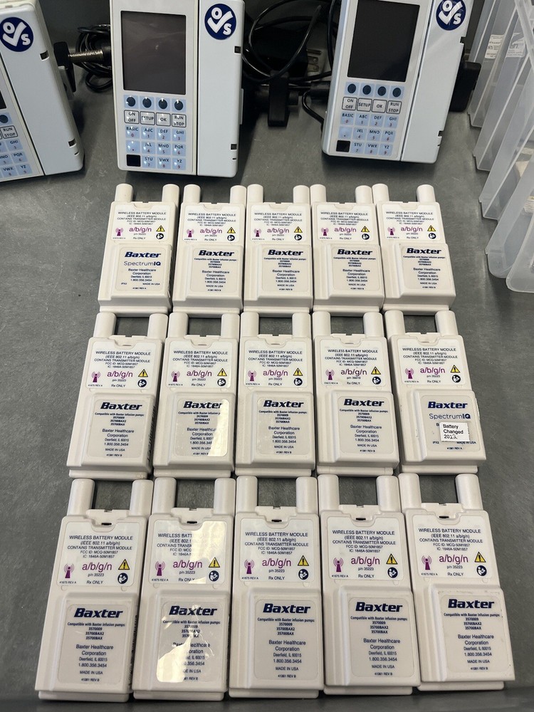 Baxter Sigma Spectrum A/B/G/N New Battery Insert Installed PN 35223- BMET Tested