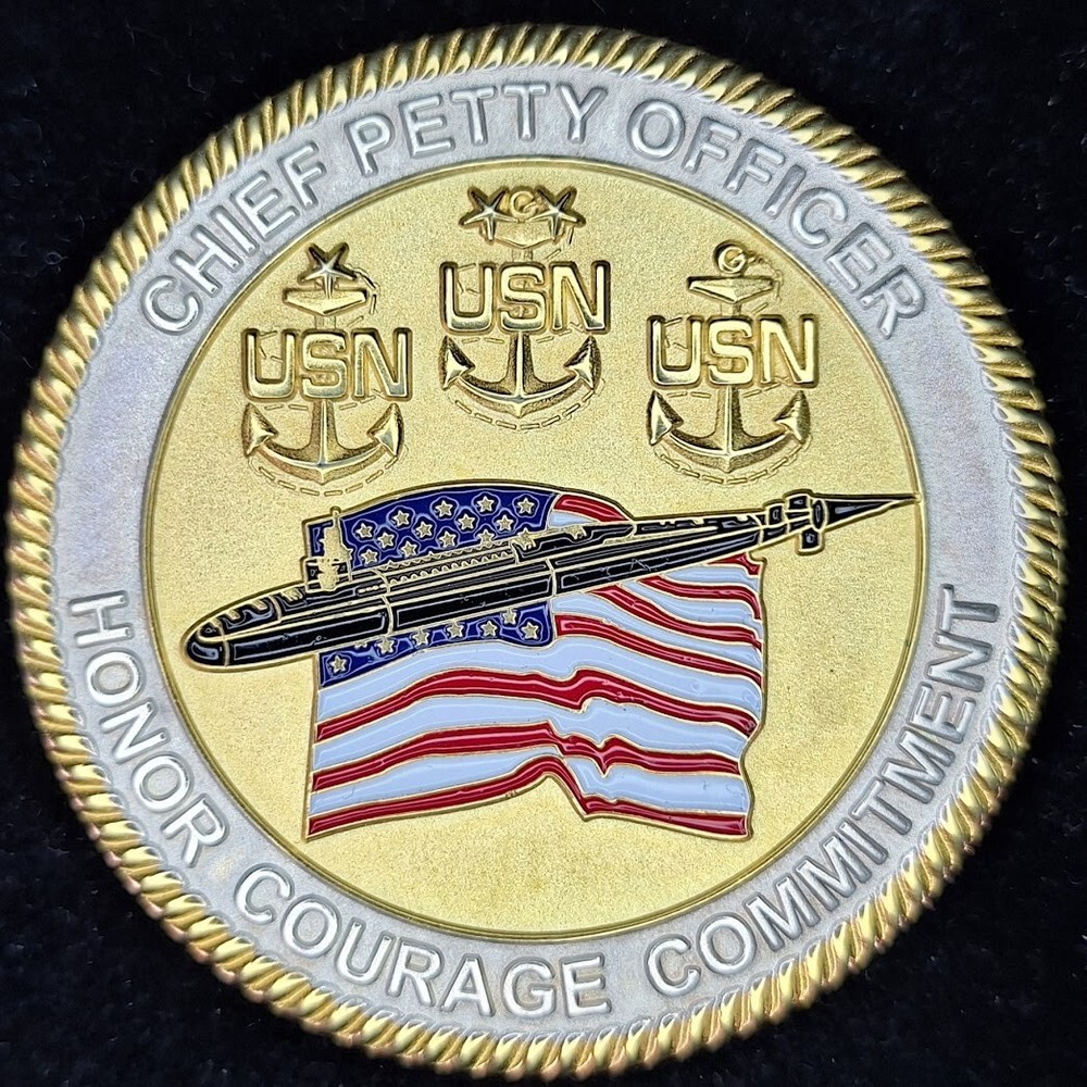 Submarine Group 10 CPO CHIEF - Navy Challenge Coin