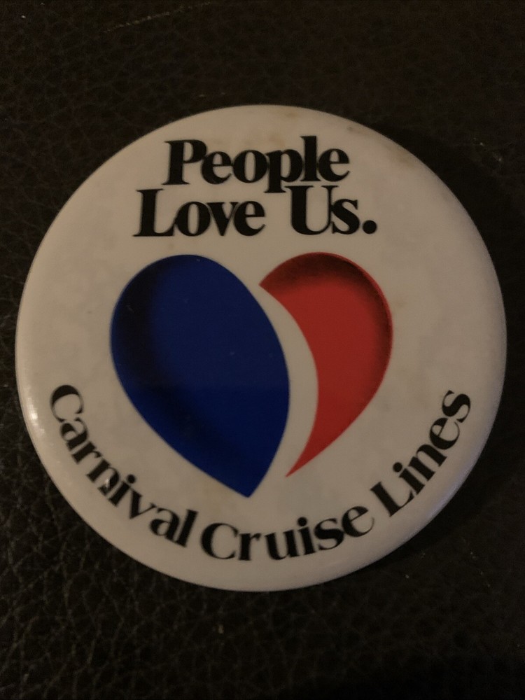 Carnival Cruise Lines Travel Pinback Button