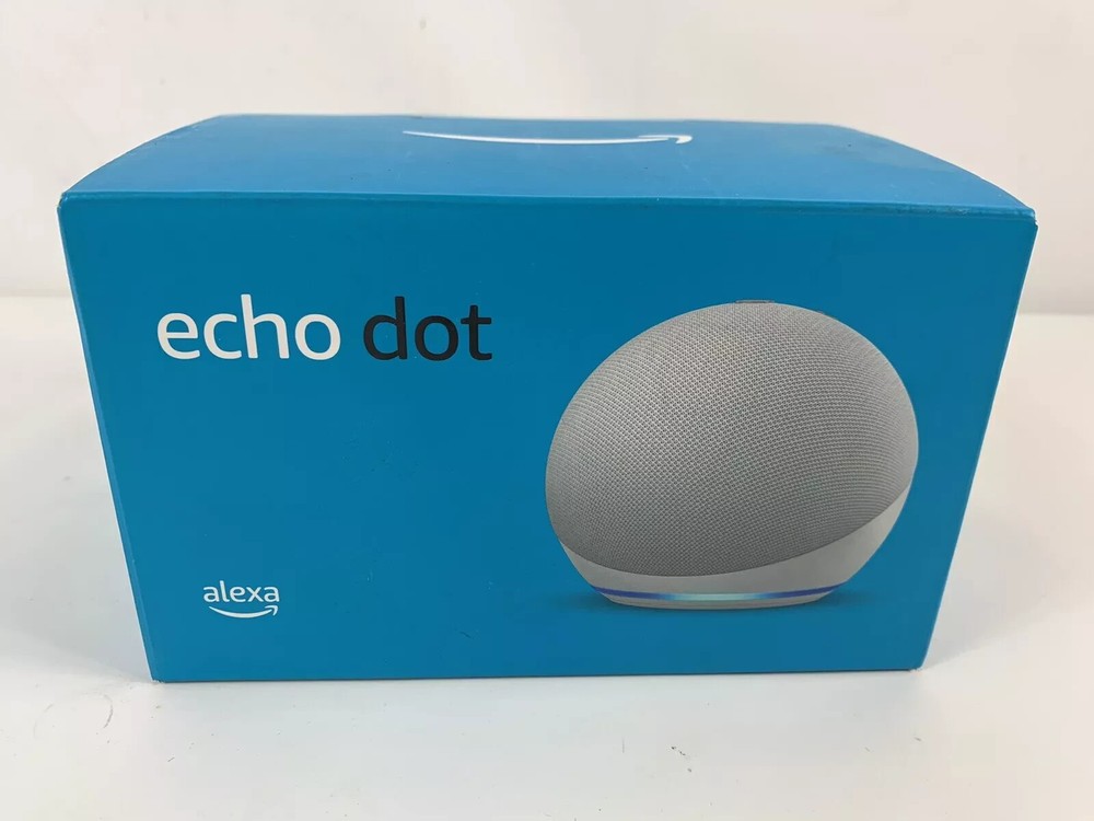 Amazon Echo Dot 4th Gen Generation Smart Speaker Alexa Glacier White 2020 NEW