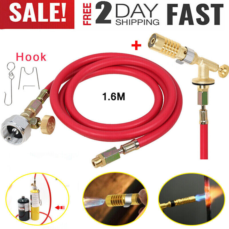 MAPP MAP-Pro Propane Gas Welding Torch Plumbing Soldering Mini Torch with Hose