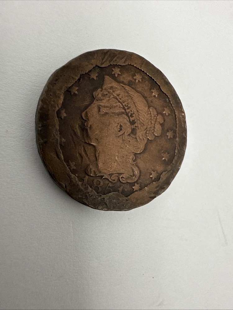 1851 Large Cent US Coin #10011