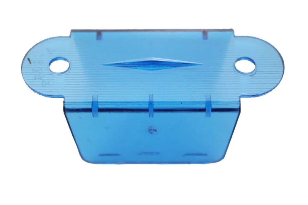 Pinball Lane Guide - Translucent Blue 2 1/8" Double-Sided A-9394B