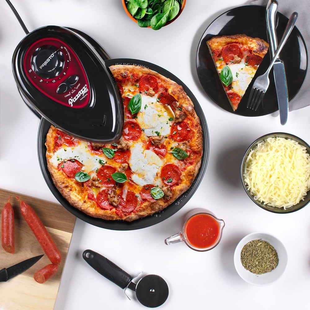 Versatile Pizzazz Plus Oven - Bake Pizza, Nuggets, or Cookies Effortlessly