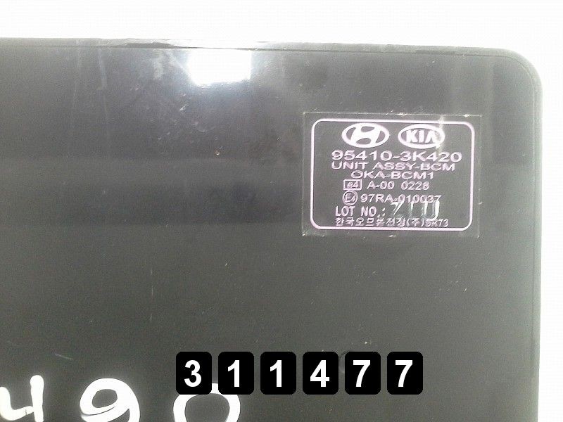 2006 HYUNDAI SONATA ECU CONTROL UNIT 95410-3K420
