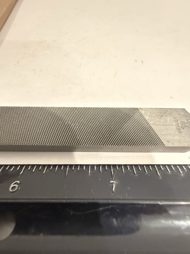 New Heller 8” Pillar File, Smooth Cut