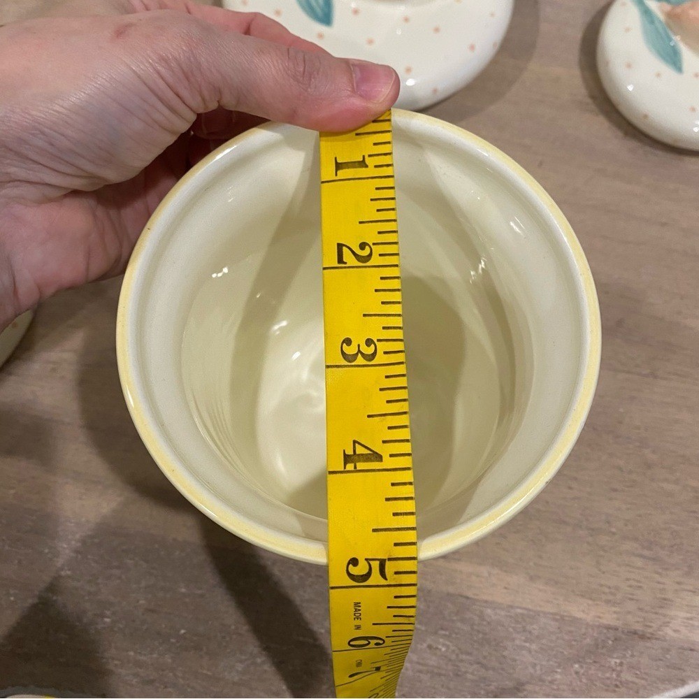 Andrea West Presen Tense Easter Canisters, Spring Kitchen Canisters