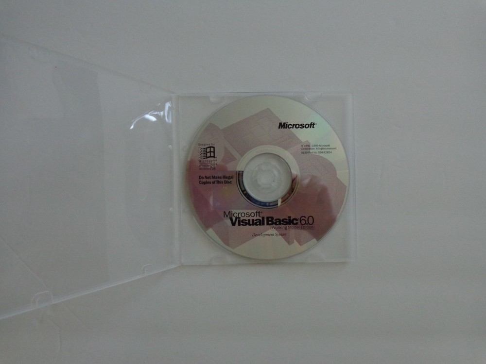 Microsoft visual Basic 6.0 working model edition For Windows