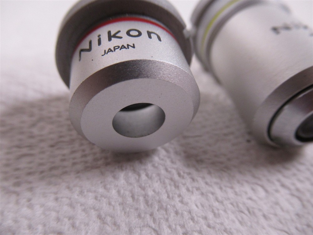 Nikon SC Microscope 10x and 4x Objective Lenses 160mm