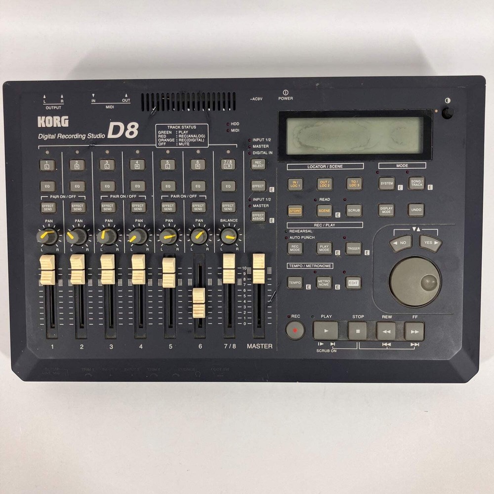 Broken Korg D8 Digital Recording Studio
