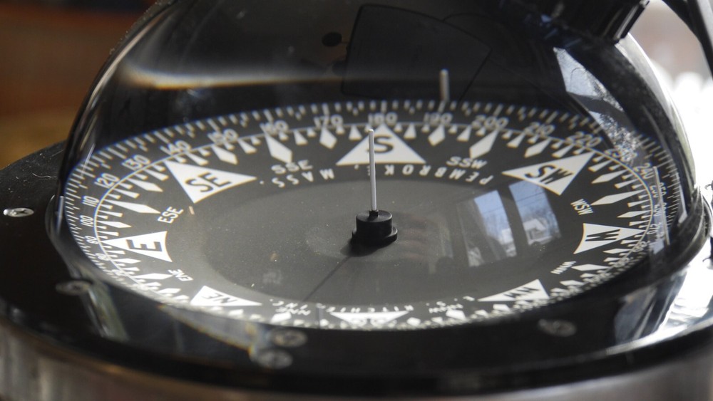 Ritchie 6" Globemaster Binnacle Navigation Compass (with hood) 12v Backlight