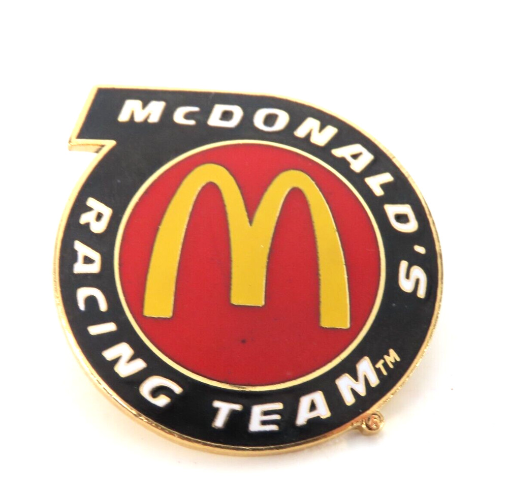McDonald's Racing Team Lapel Hat Pin 1995