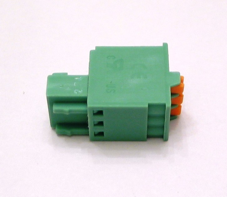 3 Pin - 2.54mm / Pluggable Connector - Spring Terminal Block - Phoenix Plug