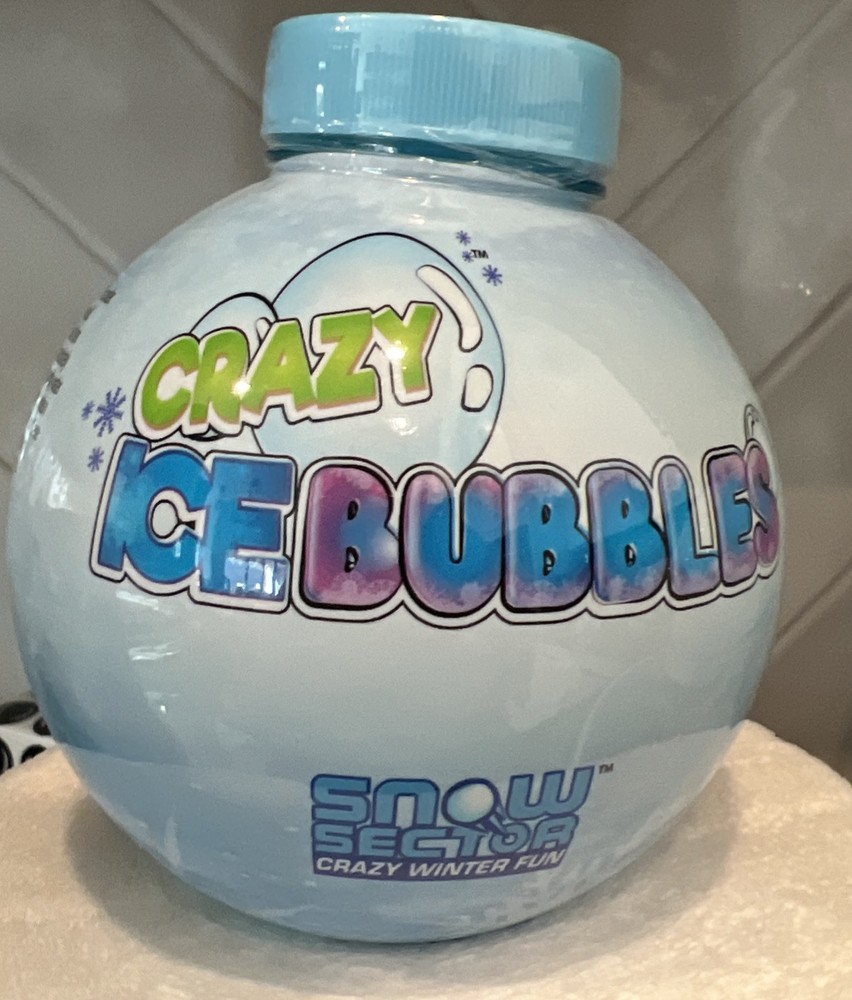 Snow Sector - CRAZY ICE BUBBLES - Bubble Solution with Wand for Winter - R1A2