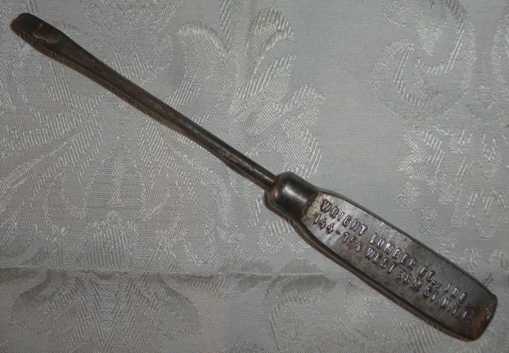 Vintage Metal Handle Flathead Screwdriver – Wright Lumber Co.