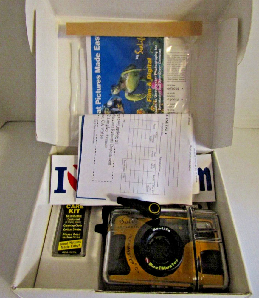 Sealife Reefmaster CL Under Water Camera Automatic Wide Angle 35mm SL520