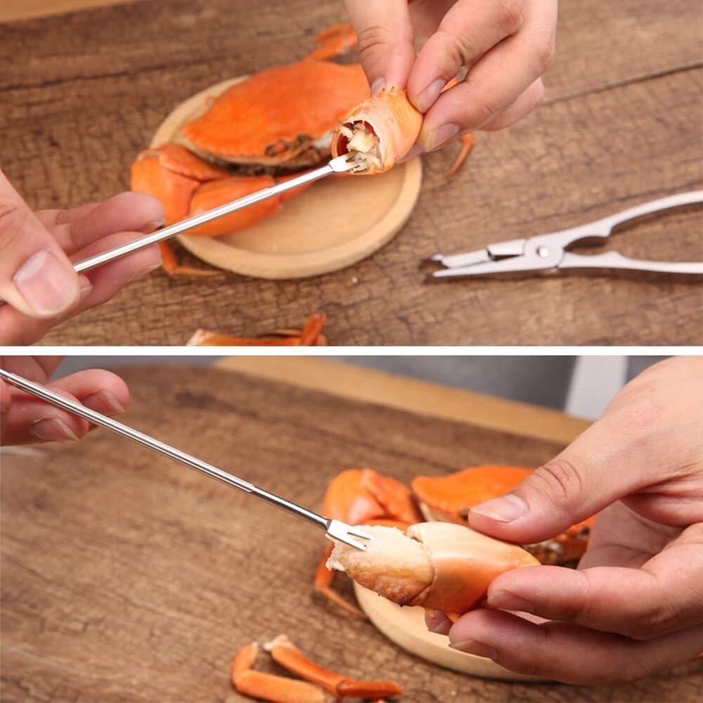 12 Pack Seafood Tools Set Nut Crackers for Crabs Lobsters Leg Crackers