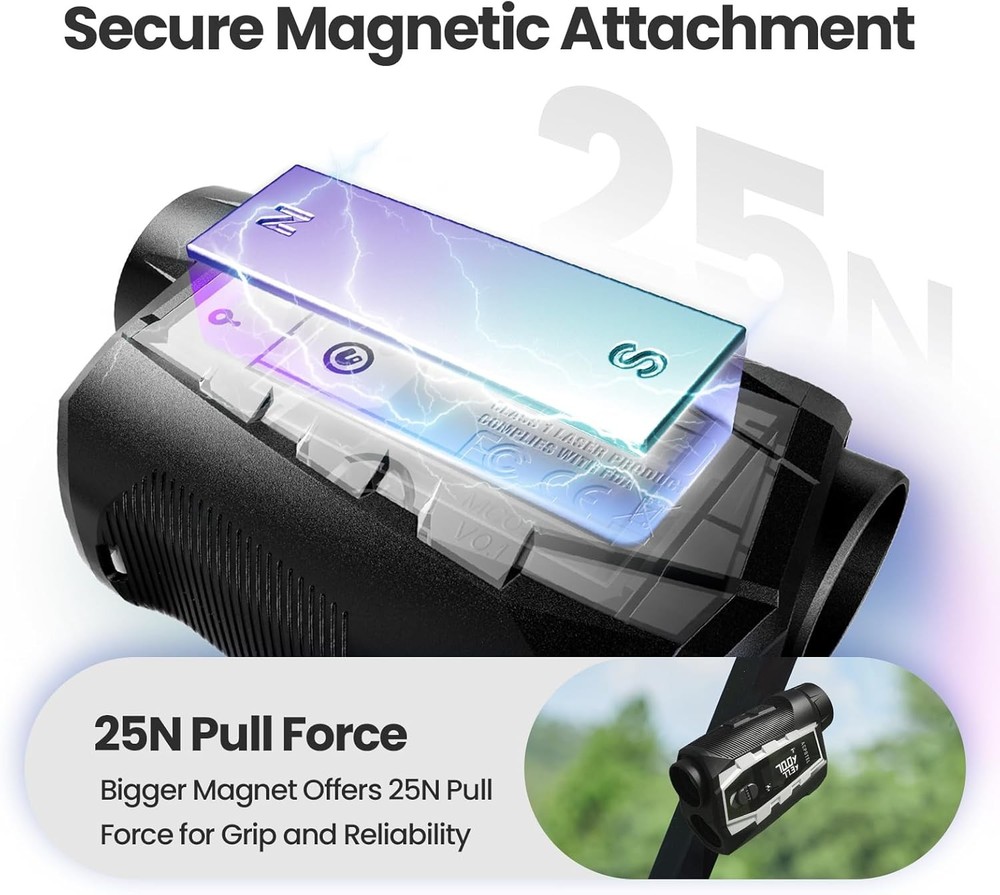 Golf Rangefinder with Slope 800 Yards Laser Range Finder External Side Display